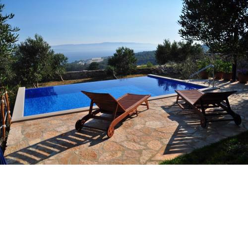 Holiday house in Bol with sea view, terrace, air conditioning, WiFi 120-1