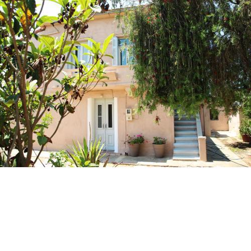 house in the village near the sea