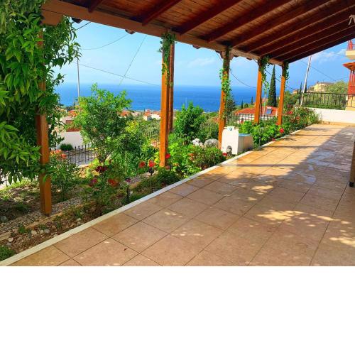 house with sea and mountain view