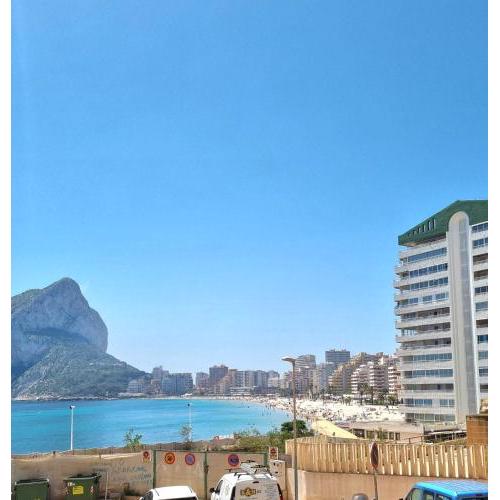 Ifach II en calpe con preciosas vistas al mar en la playa de la fossa