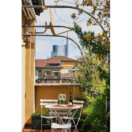 il Terrazzino - Loft with terrace and view - with elevator - Milan