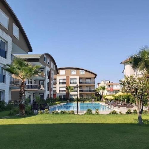 In Belek, 2+1, Double Bathroom, Pool, In Site...