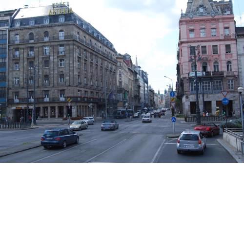 In the center of the city