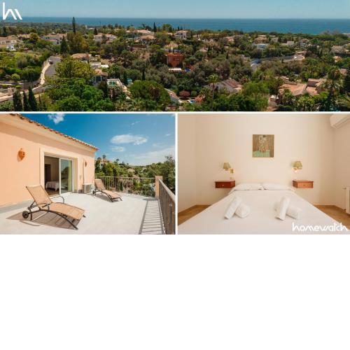 Incredible 5 bedroom villa with private pool and sea views, in El Rosario, Marbella