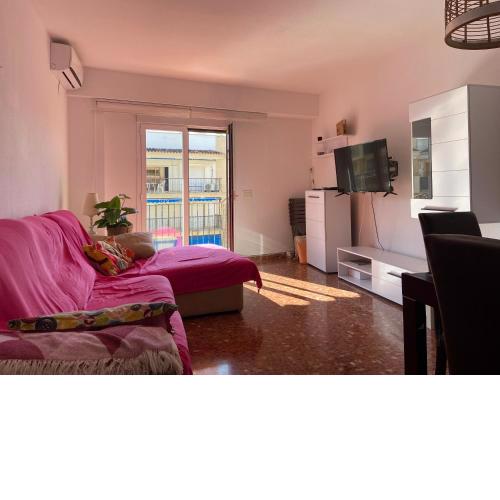 Javea Beach puerto vue mer devant la plage et commerces grand appartement terrasse Clim et wifi