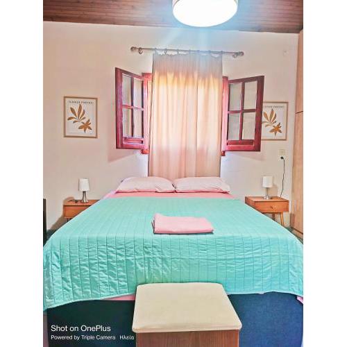 Katakolo beach house near Olympia sleeps 6