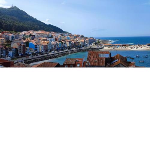 La casa del muro con vistas al mar