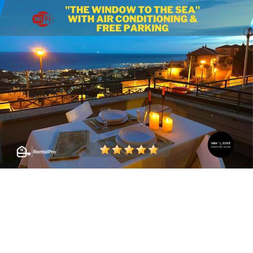 La finestra sul mare con Wi-Fi, A/C & Free Parking