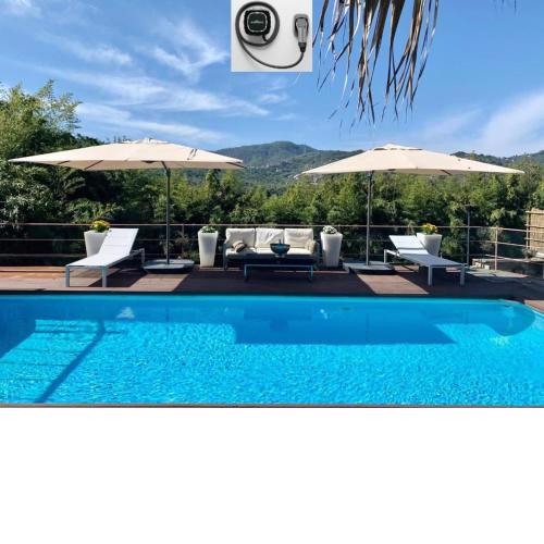La Villetta - cozy and independent house 2 Swimming pool for exclusive use, private parking, wifi, wall box and air conditioning