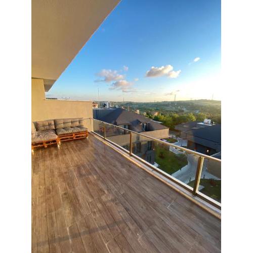 Large detached villa with forest view