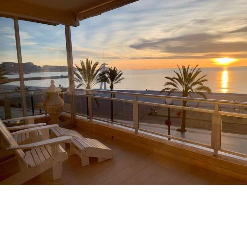 Las mejores vistas al mar en Altea, garaje, A/C, decoración con estilo
