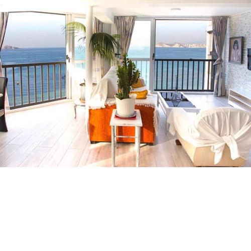 Levante beach sea view