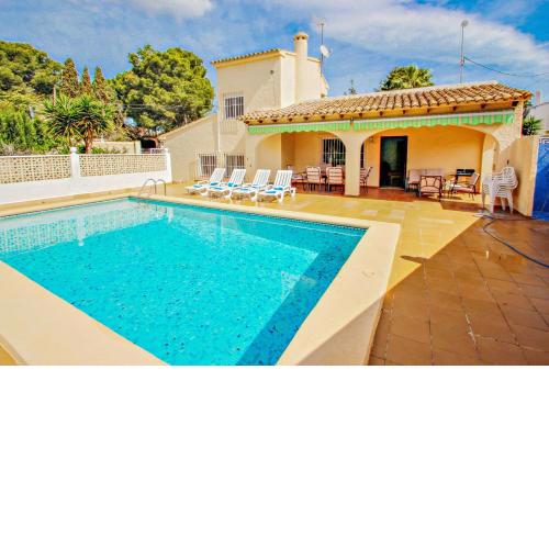 Linea - sea view villa with private pool in Teulada