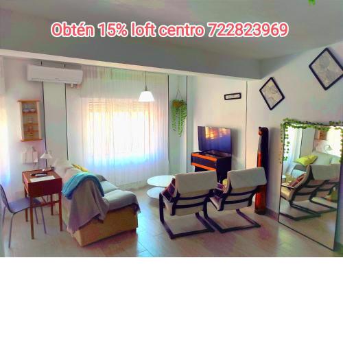 Loft CENTRO Con parking GRATIS y Azotea CHILLOUT GRATIS!
