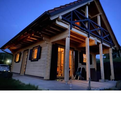 Loghouse Brunka - Escape from life on a highway