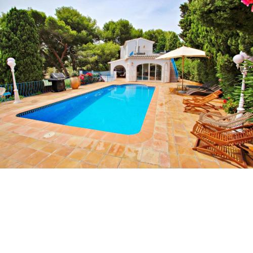 Los Terribles - sea view villa with private pool in Benissa
