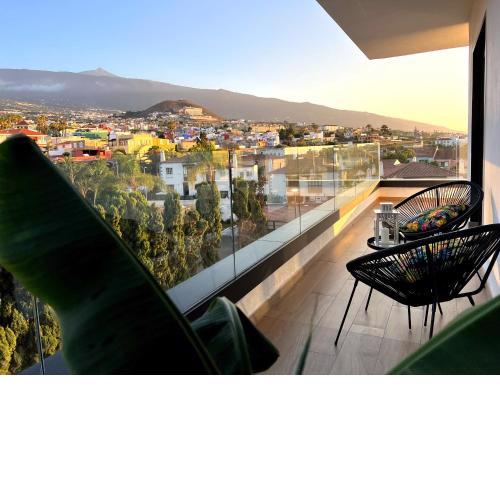 Lujoso Apartamento completo, Piscina, Terraza con vistas al Teide