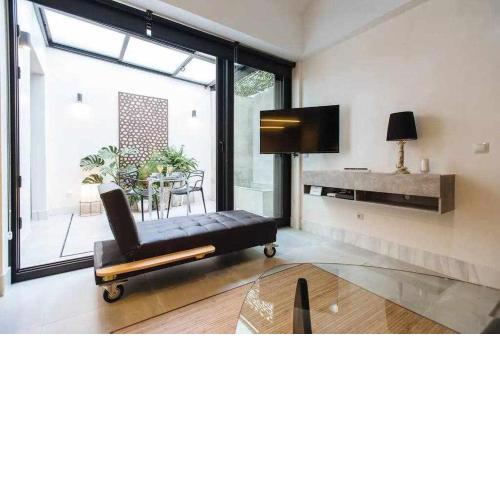 Lujoso loft con piscina y espacio office