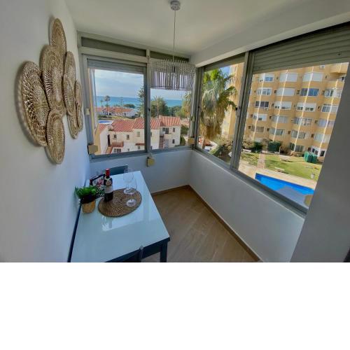Lujoso piso con vista al mar en la cala de mijas