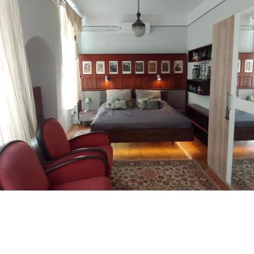 Lux Art Apartment with Garden View