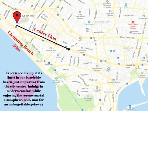 LUXURIOUS APARTMENT NEAR THE CLEOPATRA BEACH AND CENTER
