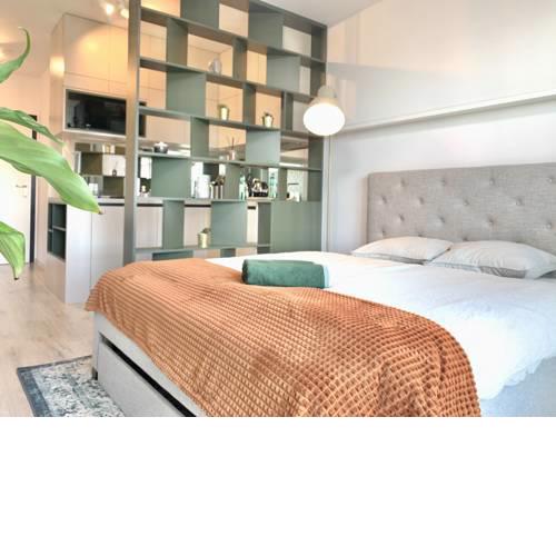 Luxury, bright Studio with garage in Bratislava center