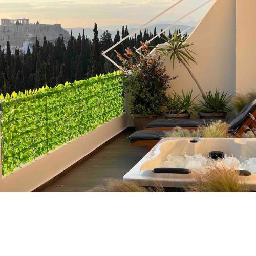 Luxury Penthouse Acropolis's view&Jacuzzi