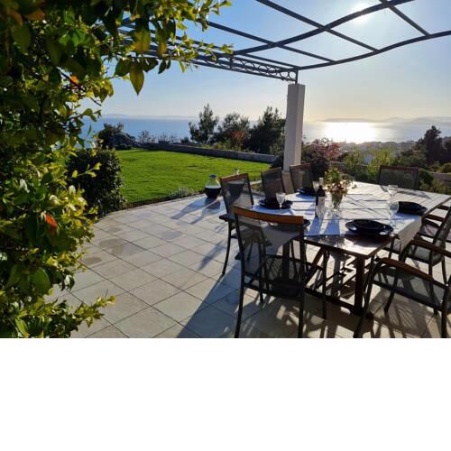 luxury penthouse with private garden and seaview