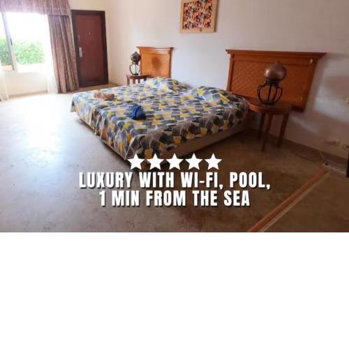 [Luxury] Pool, Free Wi-Fi, 1 min from the sea