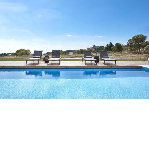Luxury Rhodes Villa - Amina Villa - Sea View - Private Swimming Pool - 3 Bedrooms - Kalithea