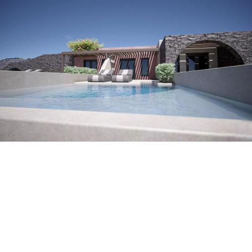 Magical Santorini Villa 1 Bedroom Villa Serenity Private Pool Mesmerizing Sea Views Finikia