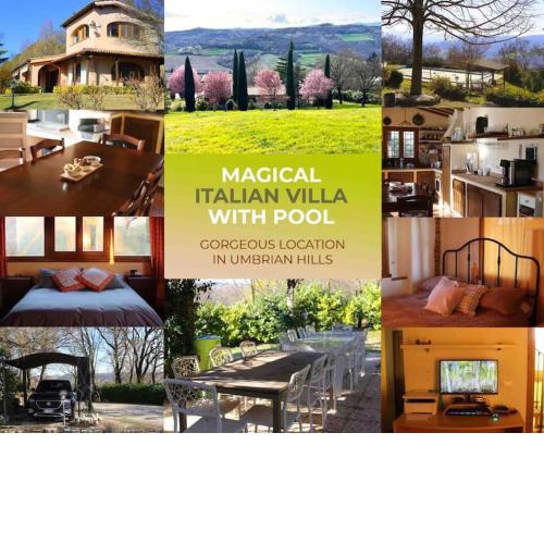 Magical Umbrian Villa with pool!