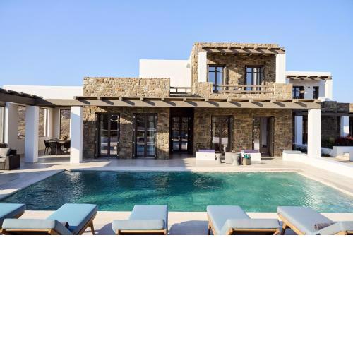 Magnificent Agia Sofia Villa 6 Bedrooms Villa Sapphire Outstanding Sea and Sunset Views