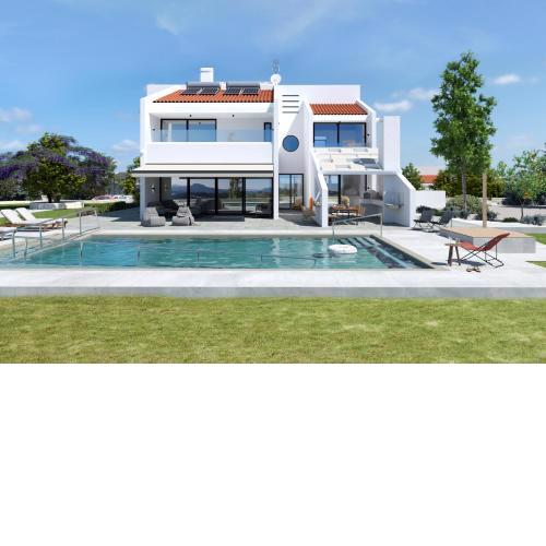 Maison A Rhodes with 66m2 heated pool