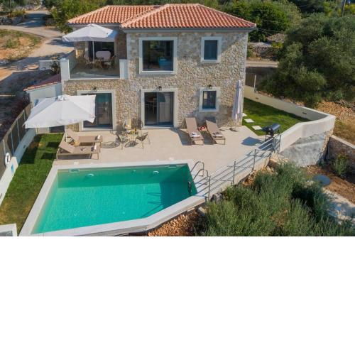 Majestic Stone Villa, Sea View Pool