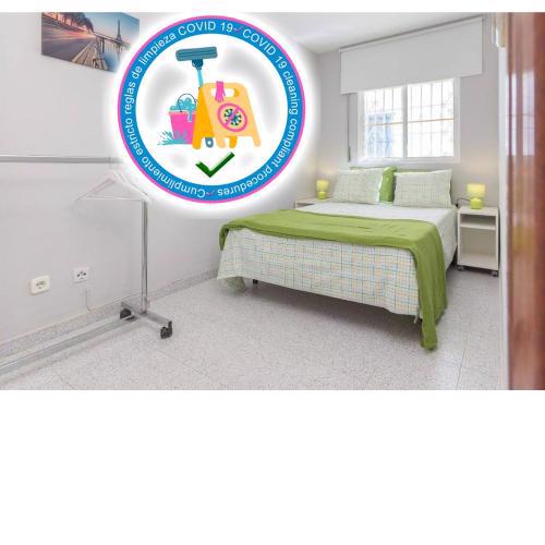 MalagaOnBeach 1 - Two bedrooms - up to 7 people - 10 meters beach
