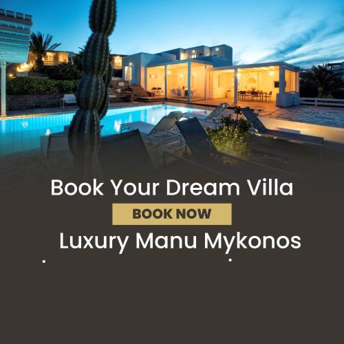 Manu Mykonos Next to the Beach Quality Brand Villa & Bungalows