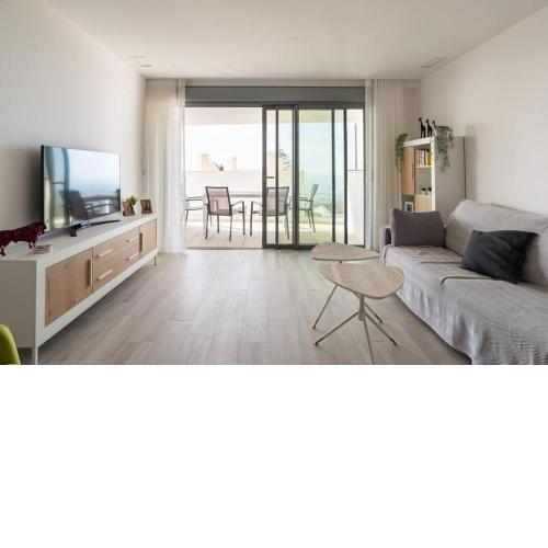 Mediterranean apartment with sea views in Mijas