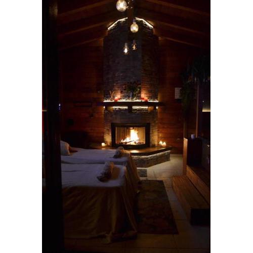 Mini spa in chalet bosco