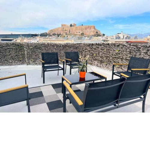 Minimal luxury 5BDR apt w/terrace AcropolisView