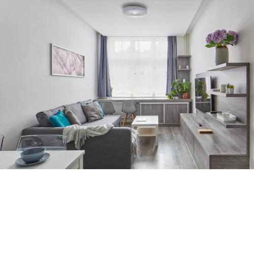 Minimalist Apartment on Wenceslas Square by Prague Days