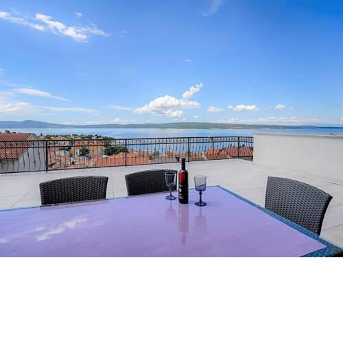 Modern Apartment with Stunning Sea View in Selce