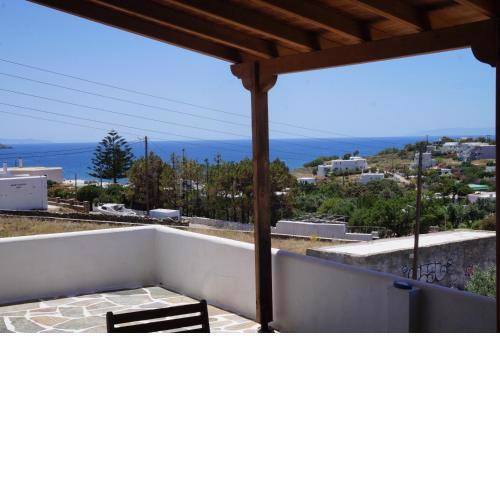 Modern big house in the port of Andros