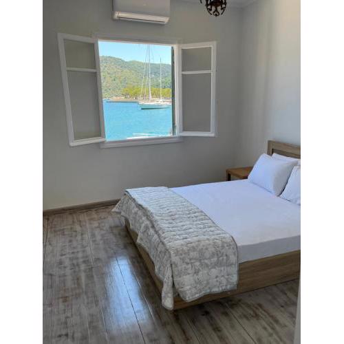 Modern cottage on the sea