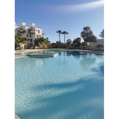 Modern seafront flat with a private garage