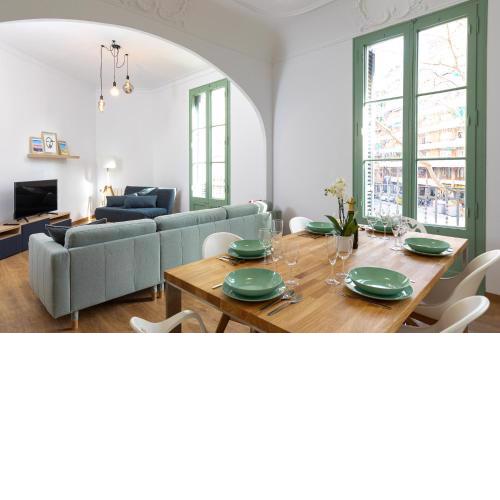 Modernist Family Barcelona apartment