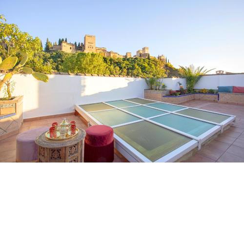 Morayma House Terrace with views to Alhambra