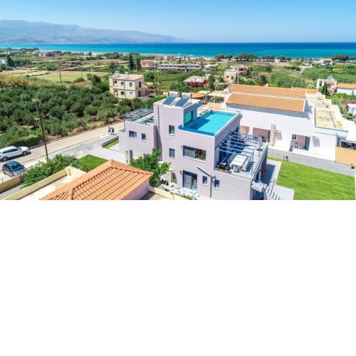 Naval villa-Panoramic sea view villa with private pool on the roof