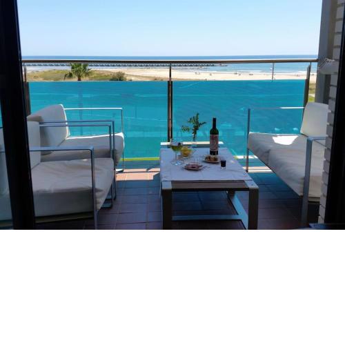 New apartment. Sea front triplex. SALT WATER POOL