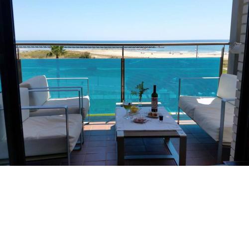 New apartment. Sea front triplex. SALT WATER POOL